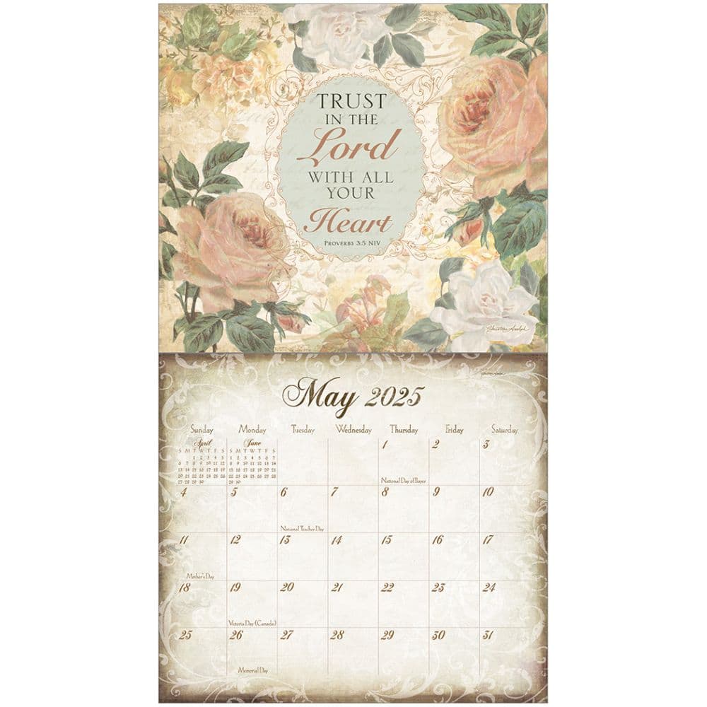 Walk By Faith by Christine Adolph 2025 Wall Calendar Second Image width=&quot;1000&quot; height=&quot;1000&quot;