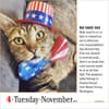 image 365 Cats 2025 Page-A-Day Desk Calendar patriotic grey tabby cat