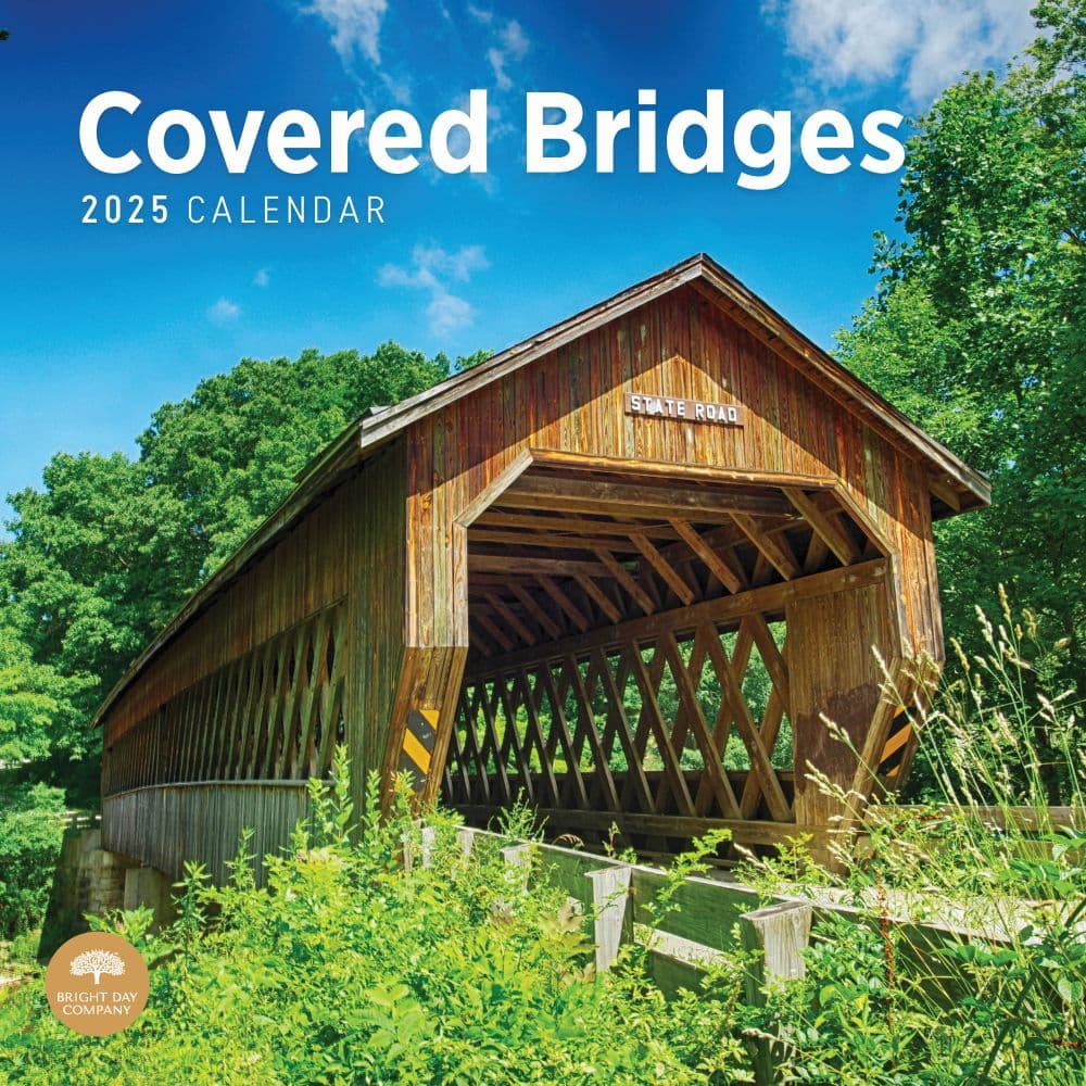 Covered Bridges 2025 Wall Calendar