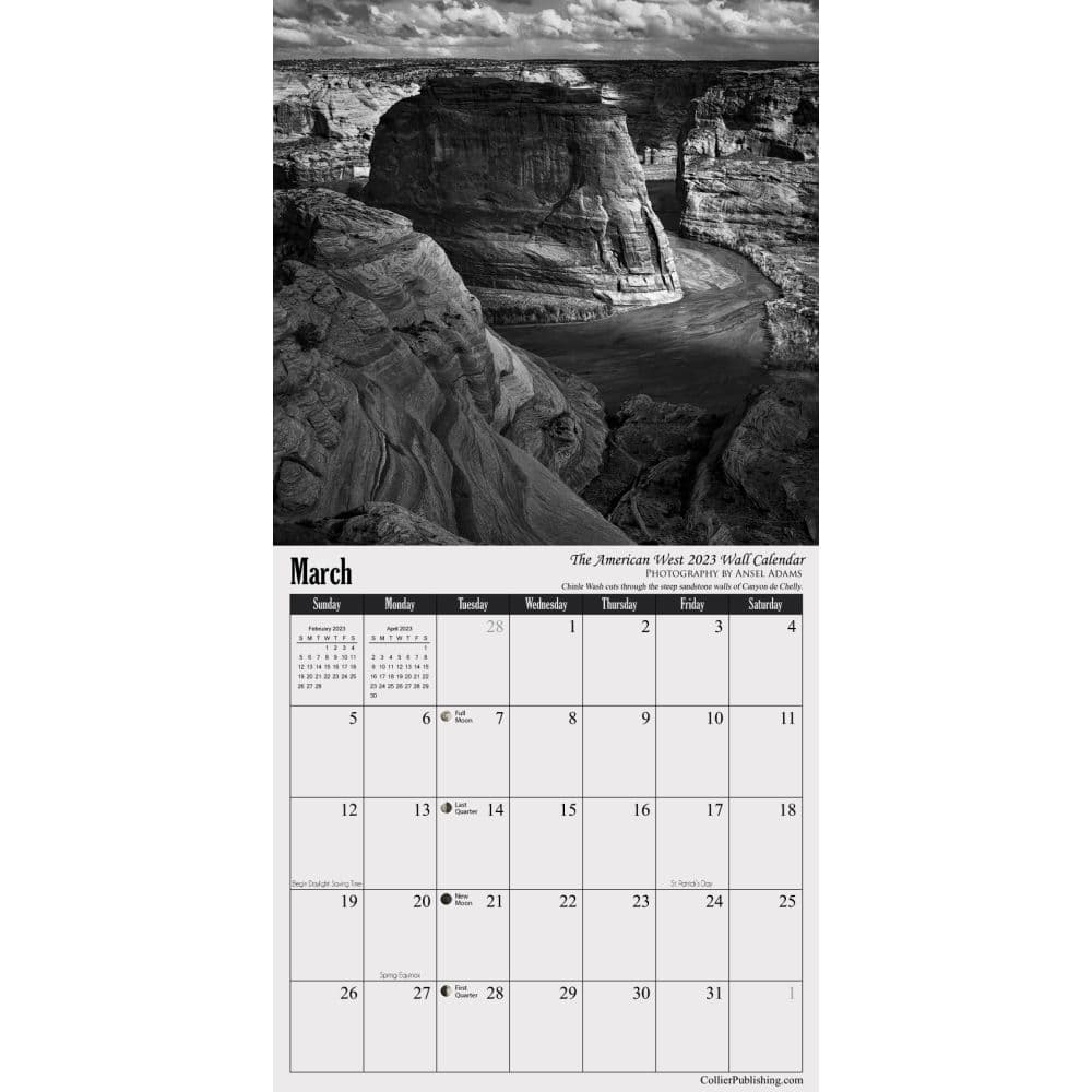 Ansel Adams 2023 Calendar Printable Calendar 2023