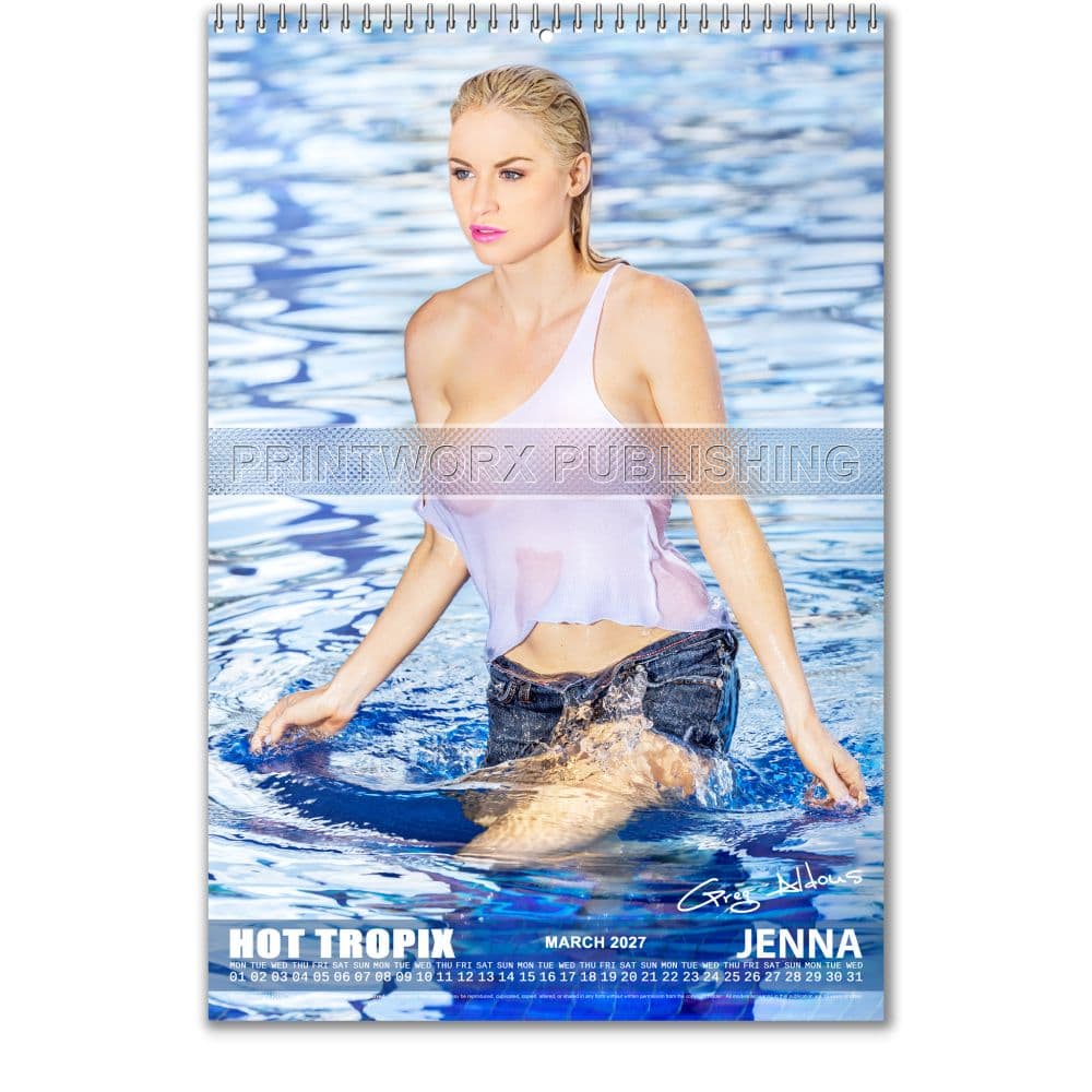 Best of the Hot Tropix 2027 Wall Calendar Second Alternate Image