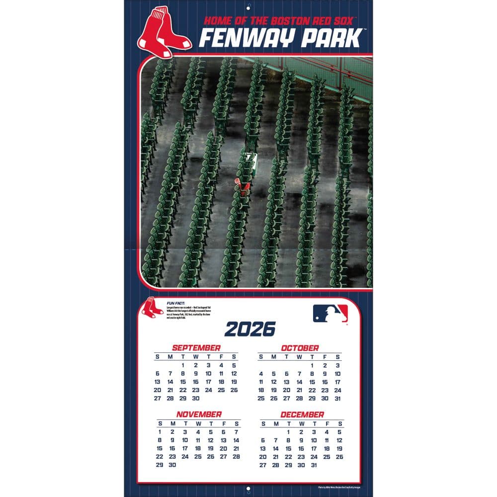 MLB Fenway Park 2027 Wall Calendar Second Alternate Image
