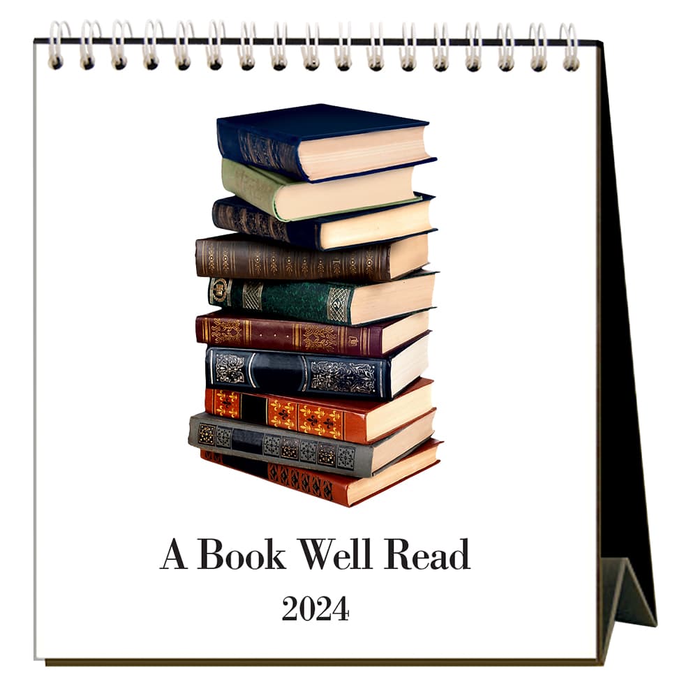 Book Well Read 2024 Easel Desk Calendar