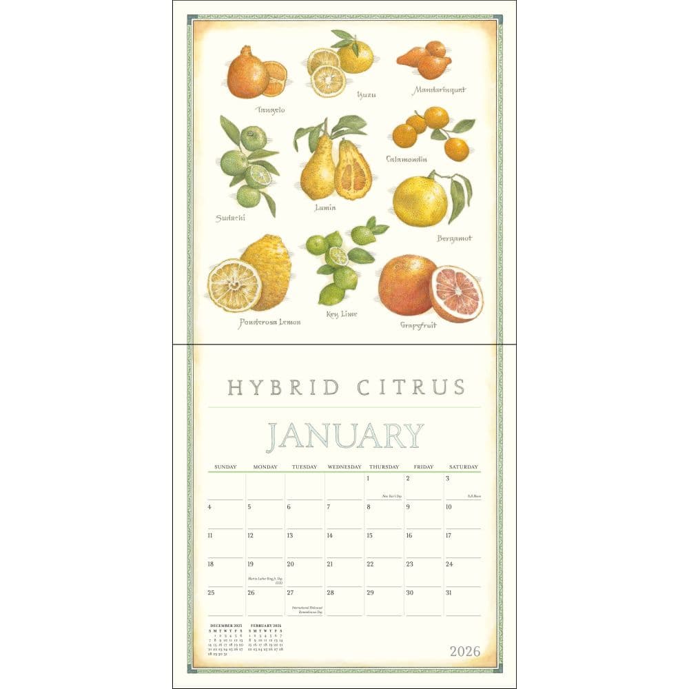 Farmers Market 2026 Wall Calendar Second Alternate Image