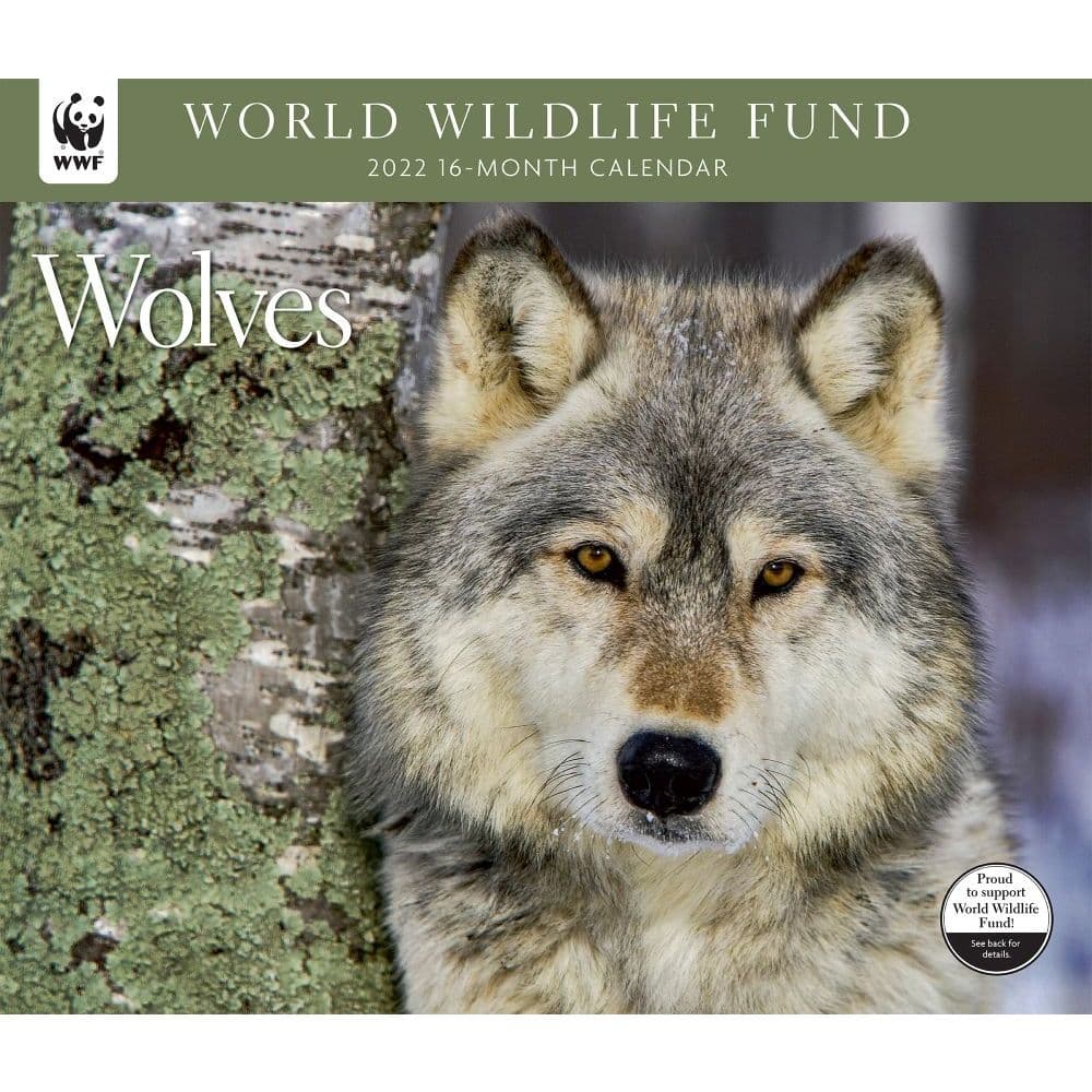 Wolves WWF 2022 Wall Calendar