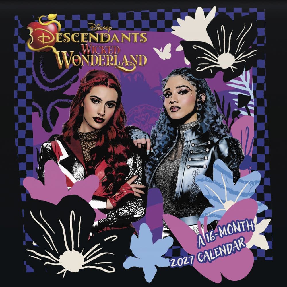 image Descendants Wicked Wonderland 2027 Wall Calendar Main Product Image