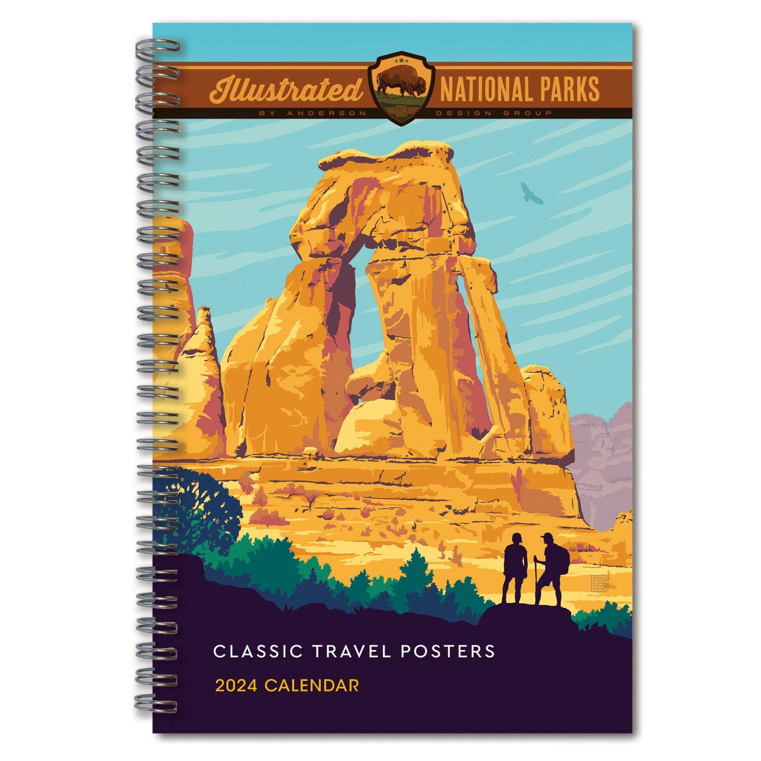 National Parks Classic Posters 2025 Planner