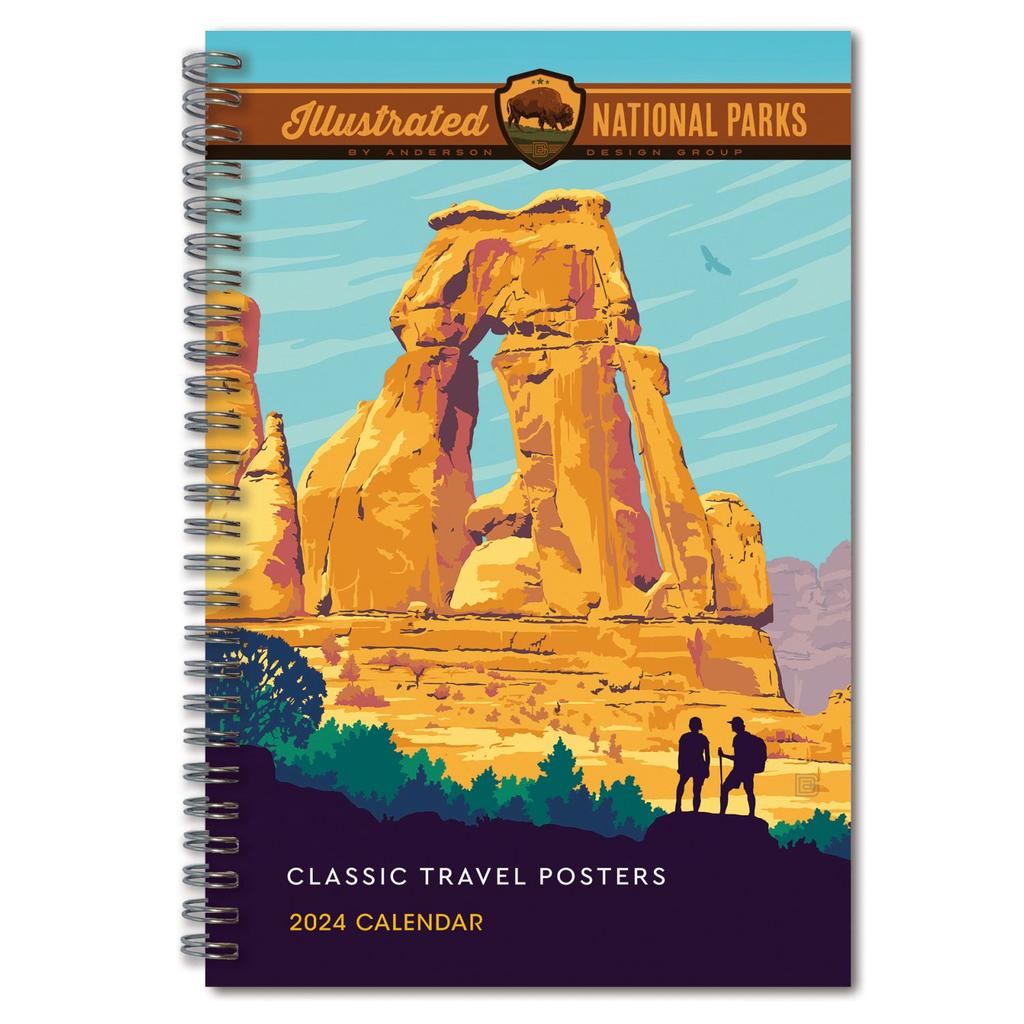 National Parks Classic Posters 2024 Planner Main Product Image width=&quot;1000&quot; height=&quot;1000&quot;