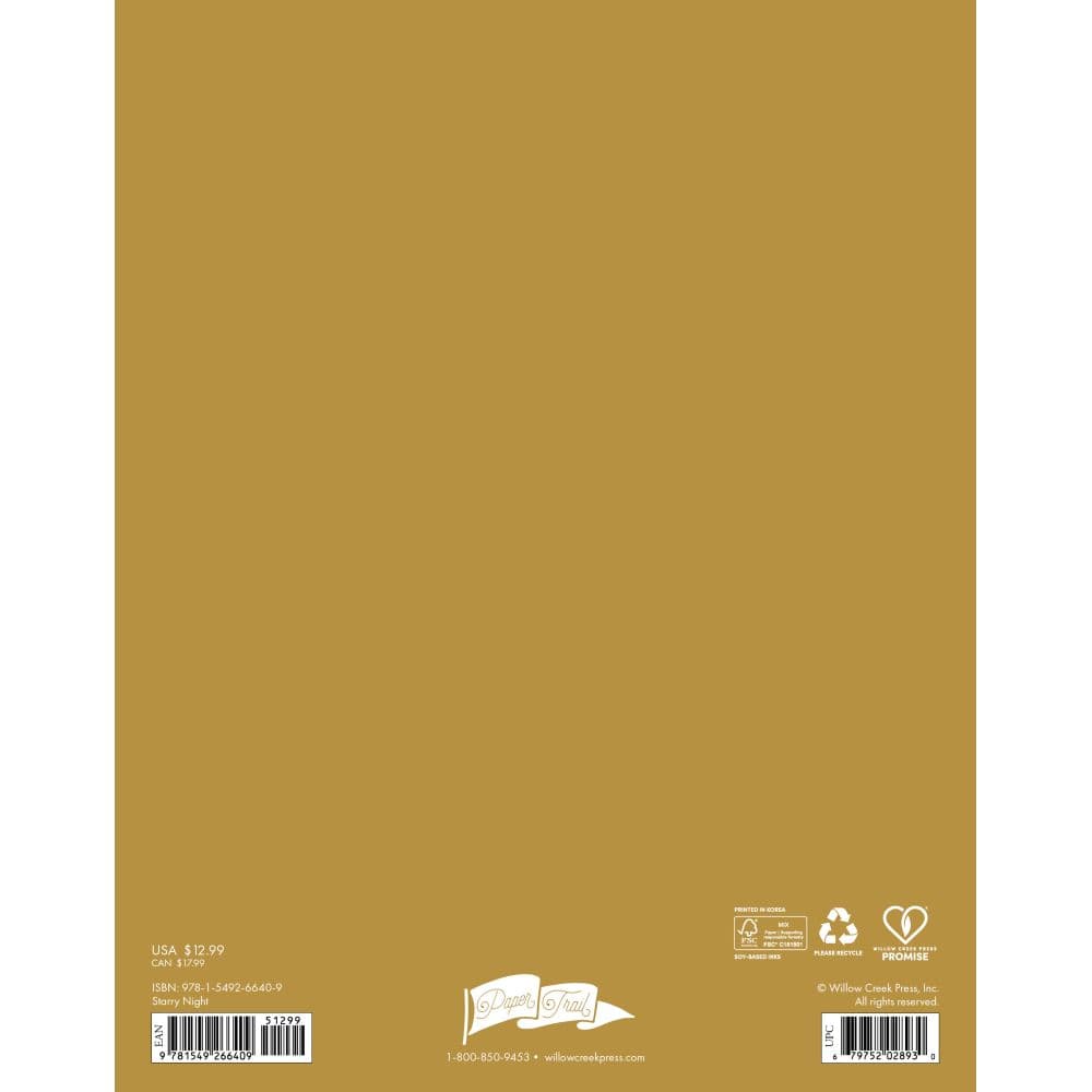 Starry Night Booklet 2027 Monthly Planner First Alternate Image