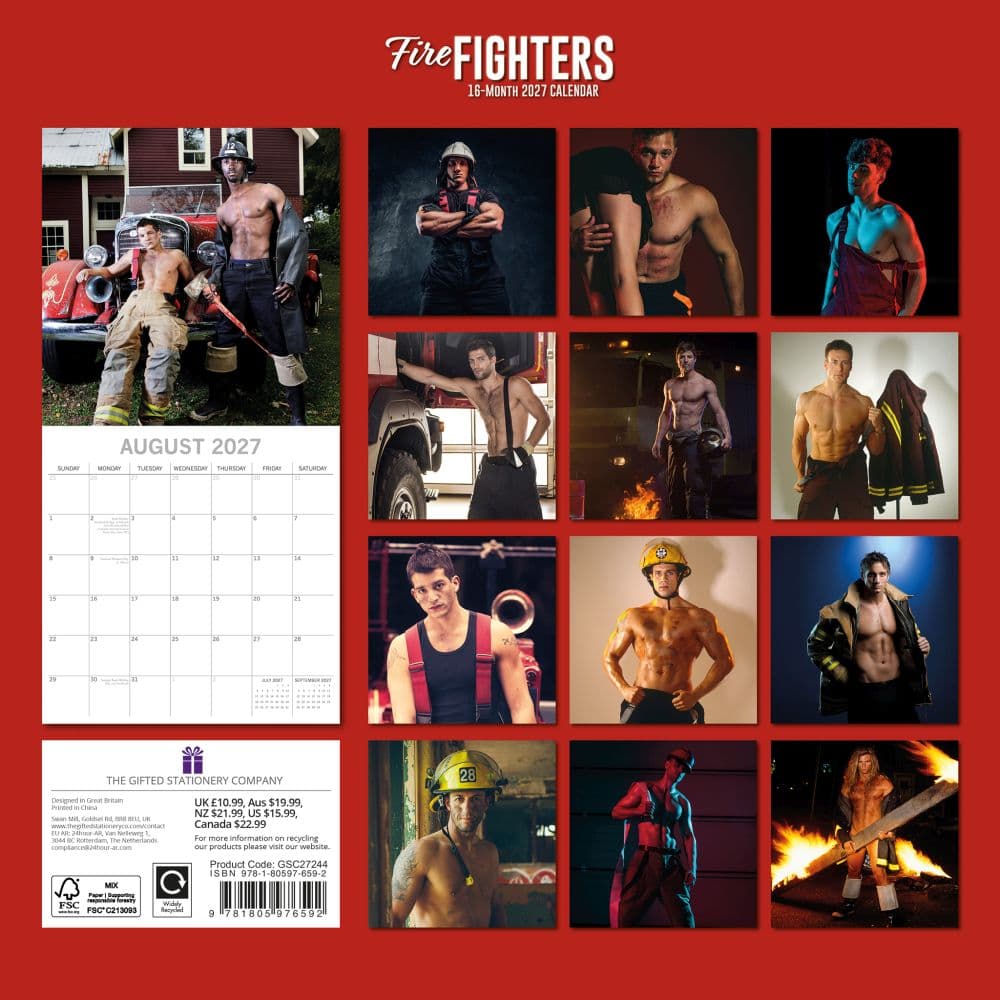 Firefighters 2027 Wall Calendar First Alternate Image