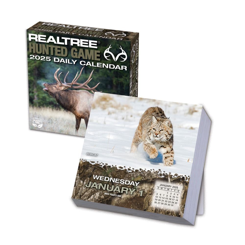 Realtree Hunted Game 2025 Desk Calendar