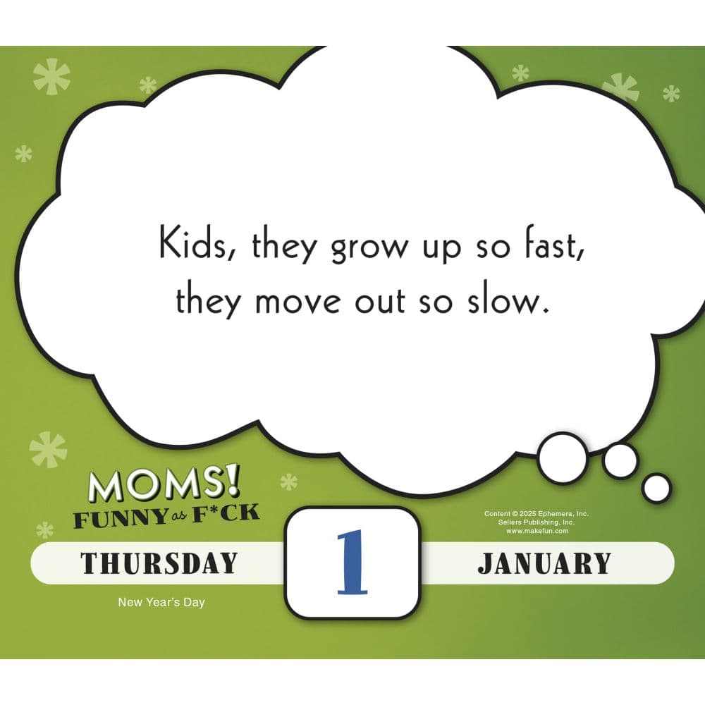 Moms Funny as Fck 2026 Desk Calendar Second Alternate Image