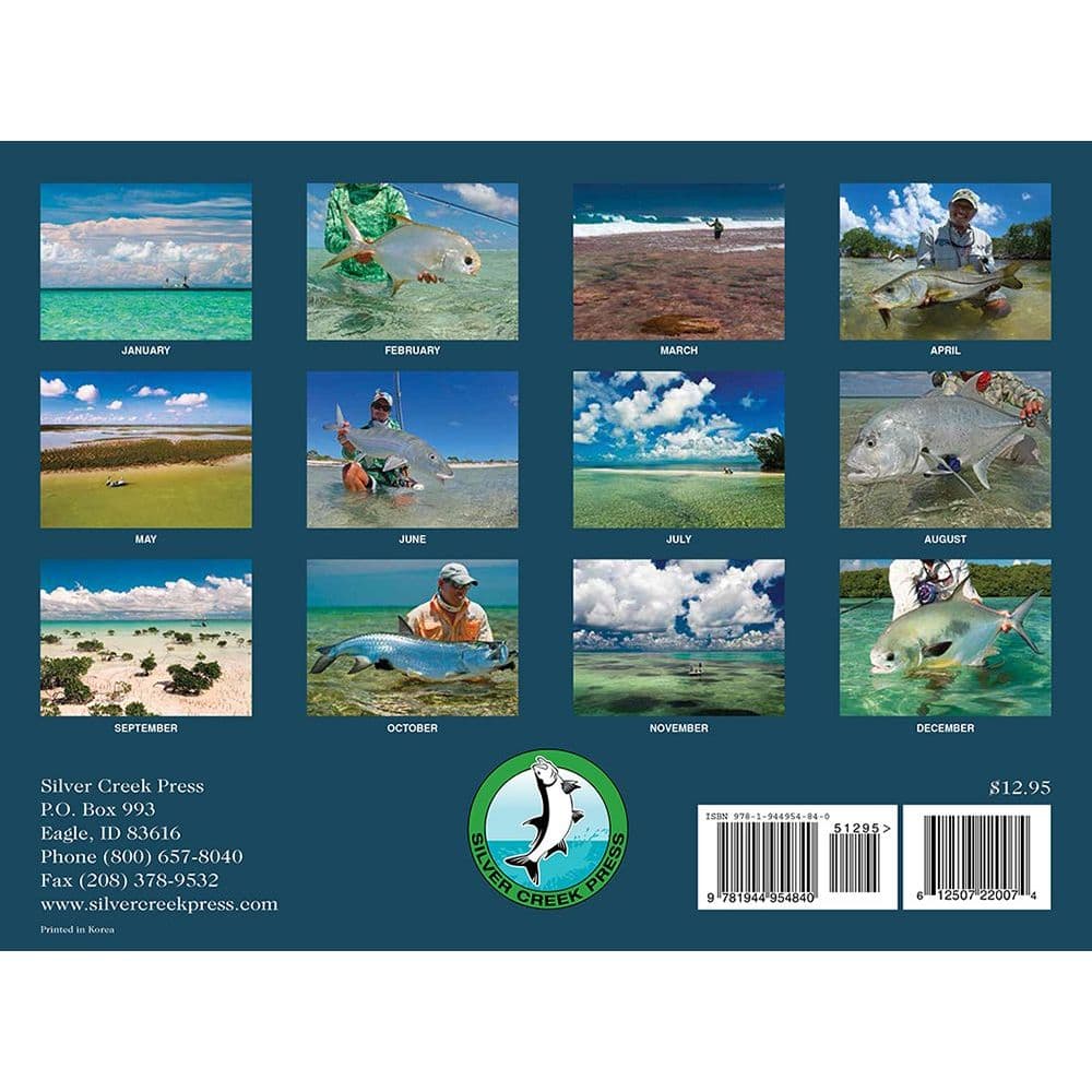 Saltwater Fly Fishing Wall Calendar