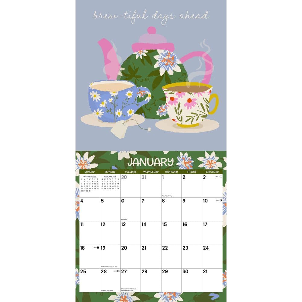 Love of Tea 2026 Wall Calendar Second Alternate Image