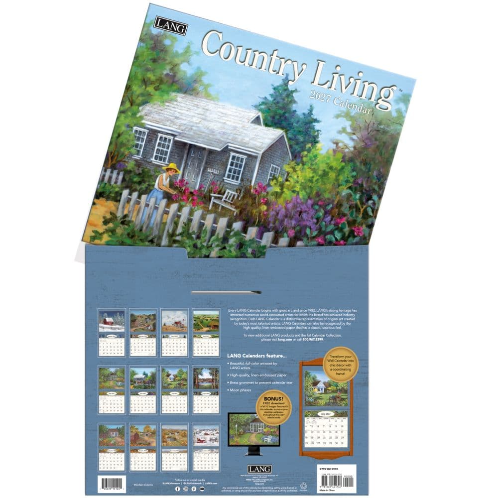Country Living 2027 Wall Calendar by Colleen Eubanks Fourth Alternate Image