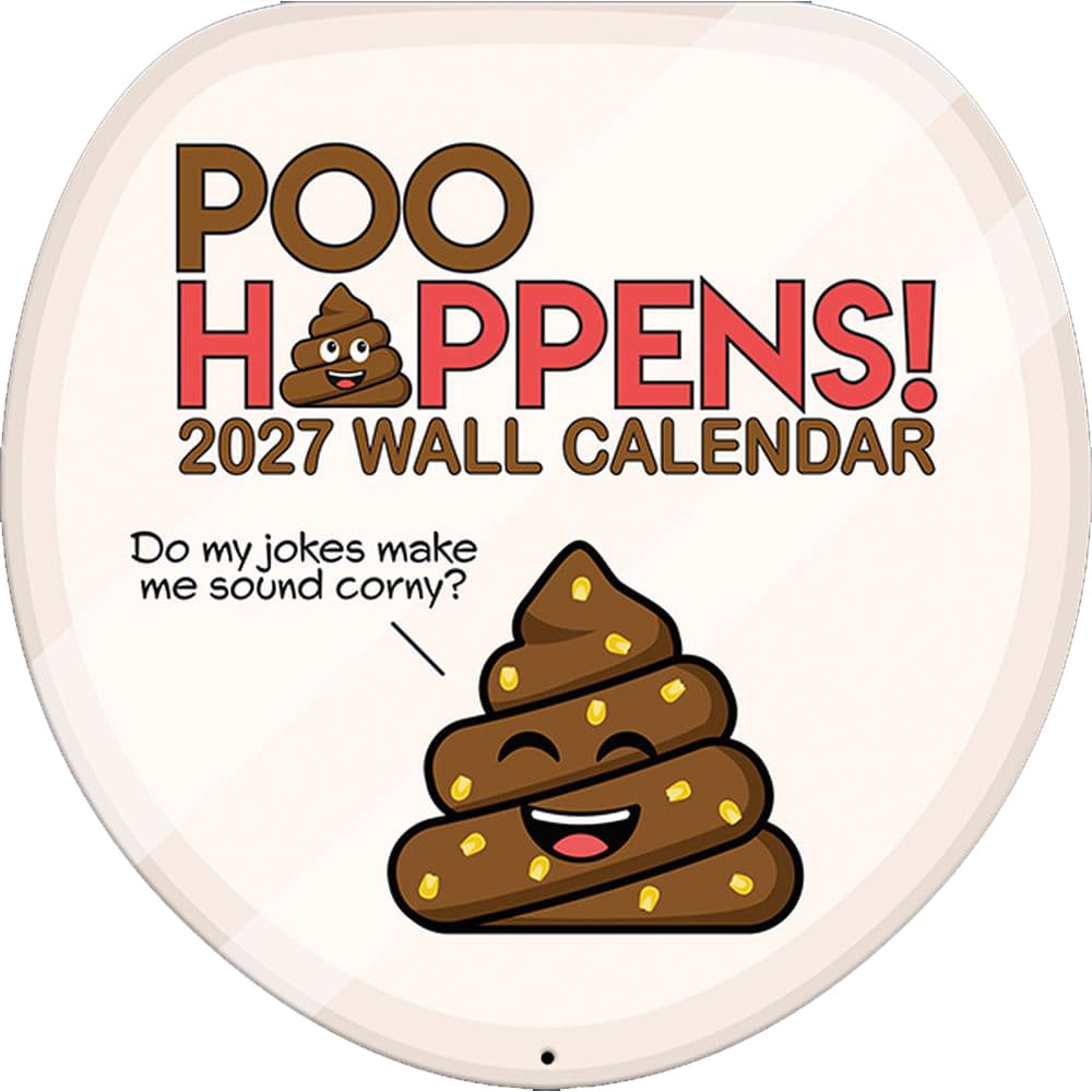 Poo Happens 2027 Wall Calendar Main Product Image