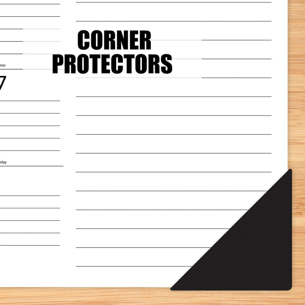 Black and White 2027 Desk Pad Fourth Alternate Image