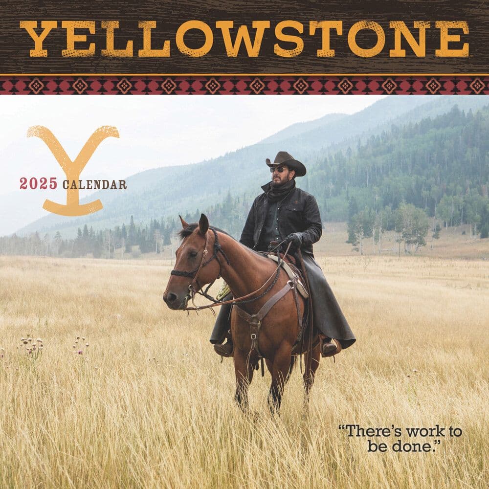 Yellowstone TV 2025 Wall Calendar Main Image