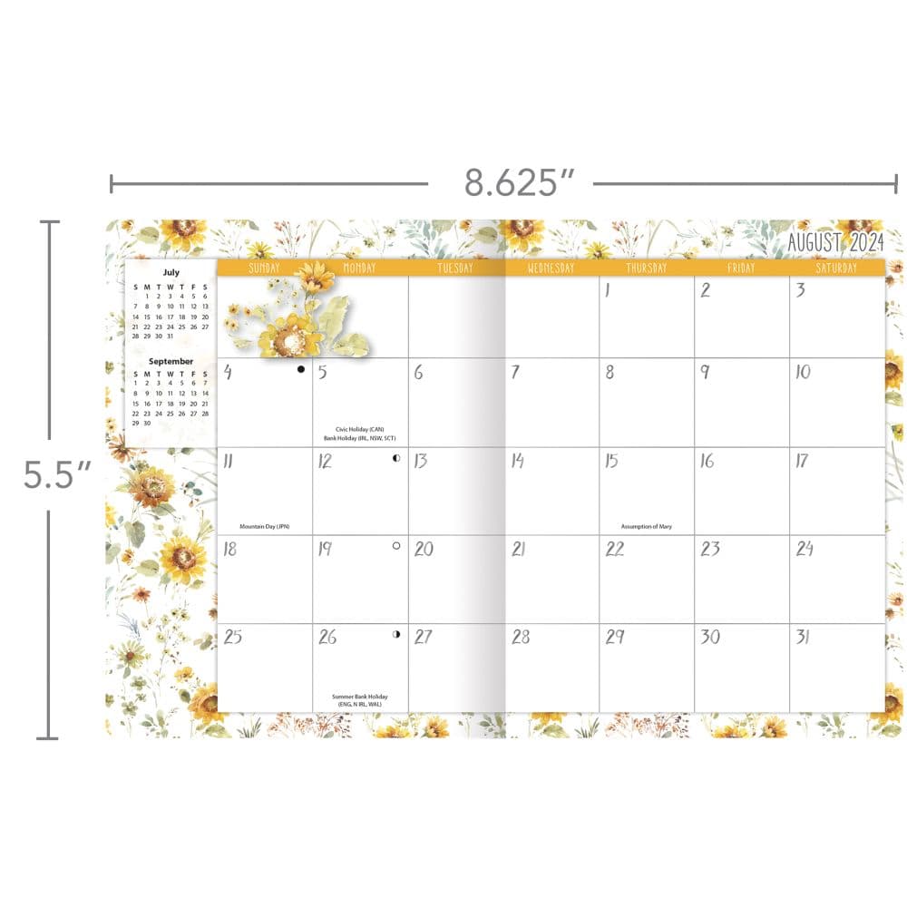 Watercolor Wonder by Lisa Audit 2025 Monthly Pocket Planner Fifth Alternate Image width="1000" height="1000"