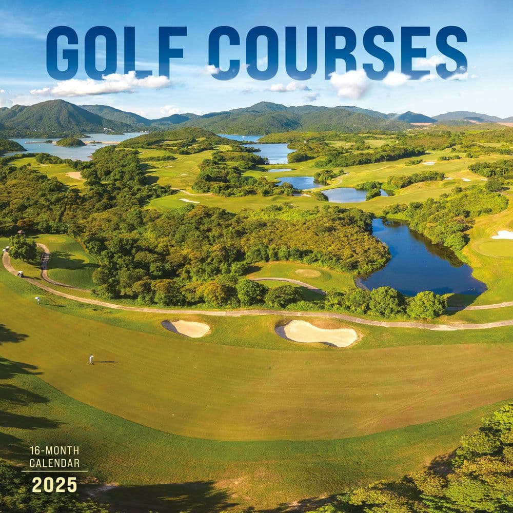 Golf Courses Photo 2025 Wall Calendar Main Image