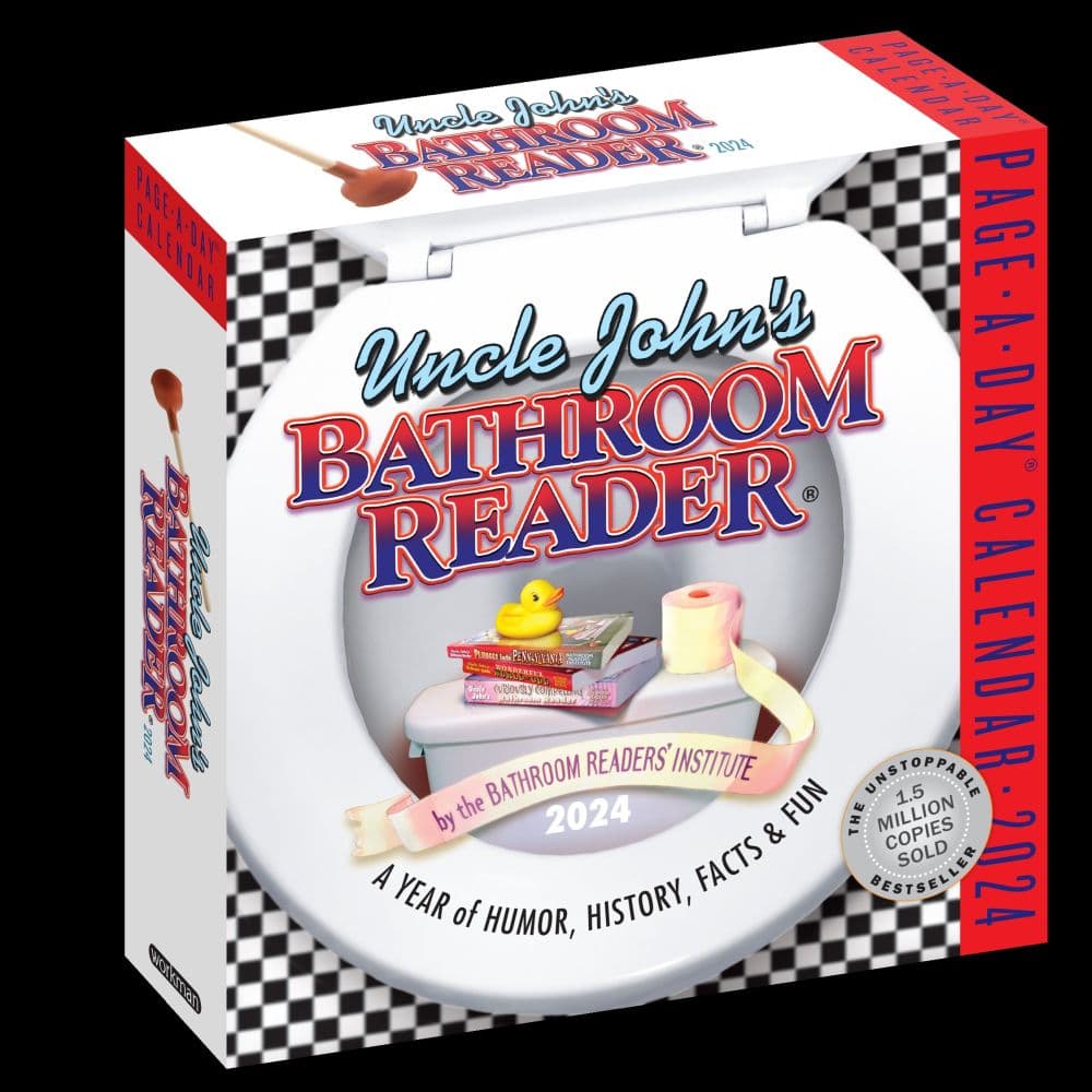 Bathroom Reader 2024 Desk Calendar