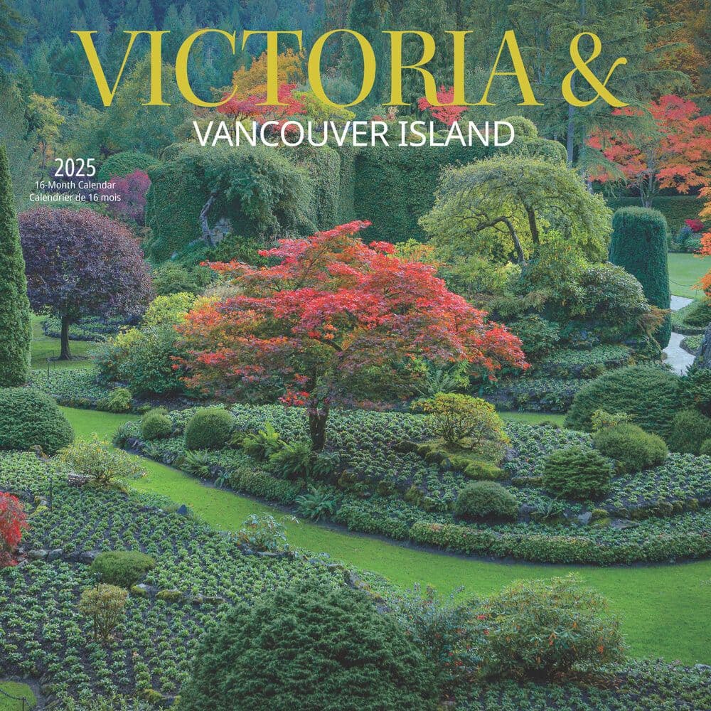 Victoria and Vancouver Island 2025 Wall Calendar Main Image