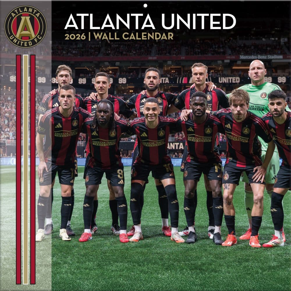 MLS Atlanta United 2026 Wall Calendar Main Product Image