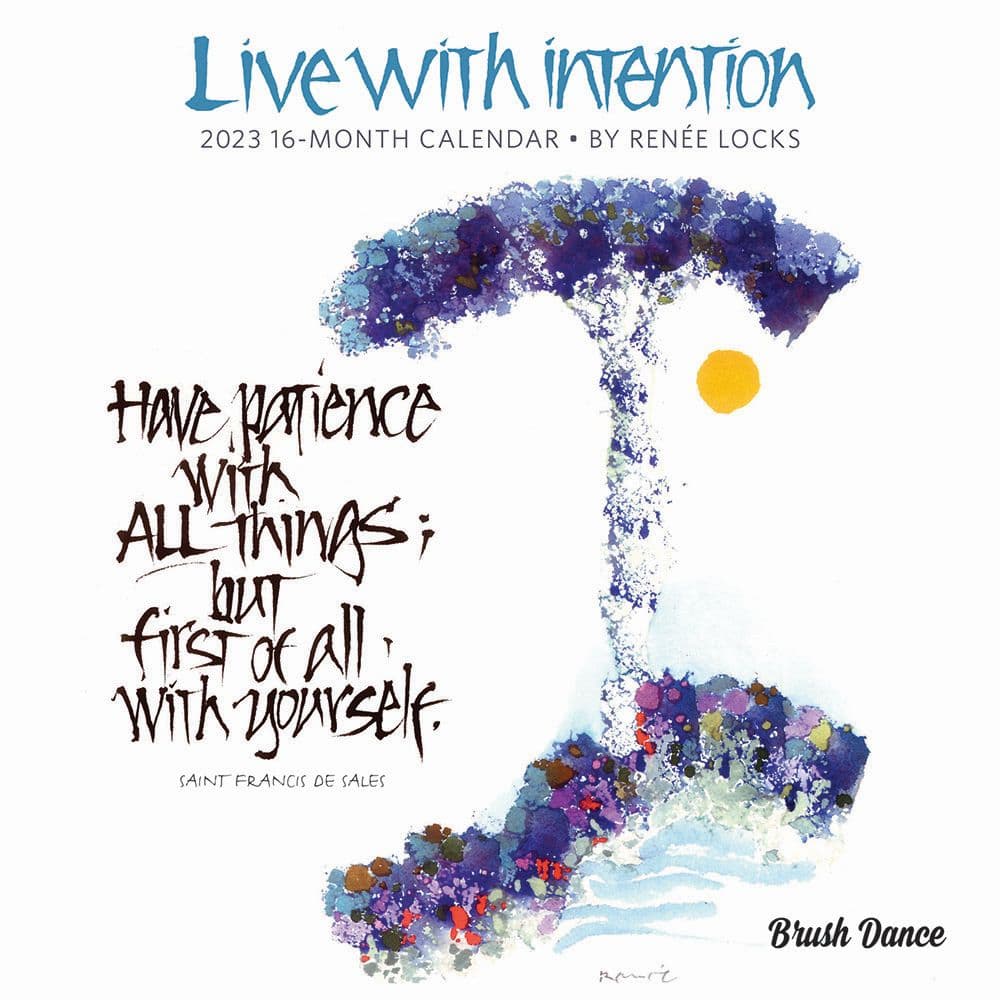 Live with Intention 2023 Mini Wall Calendar - Calendars.com