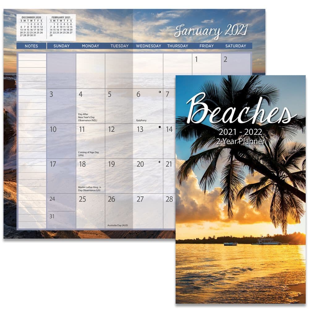 Beaches Photo 2-Year Planner