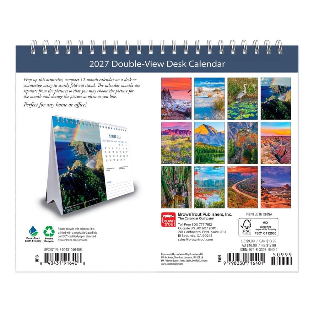 National Parks 2027 Desk Calendar First Alternate Image