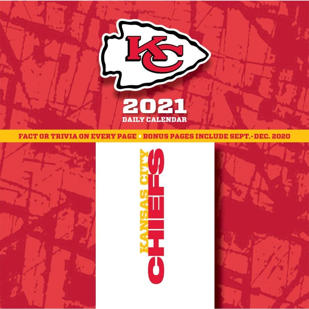 Kansas City Chiefs Desk Calendar - Calendars.com