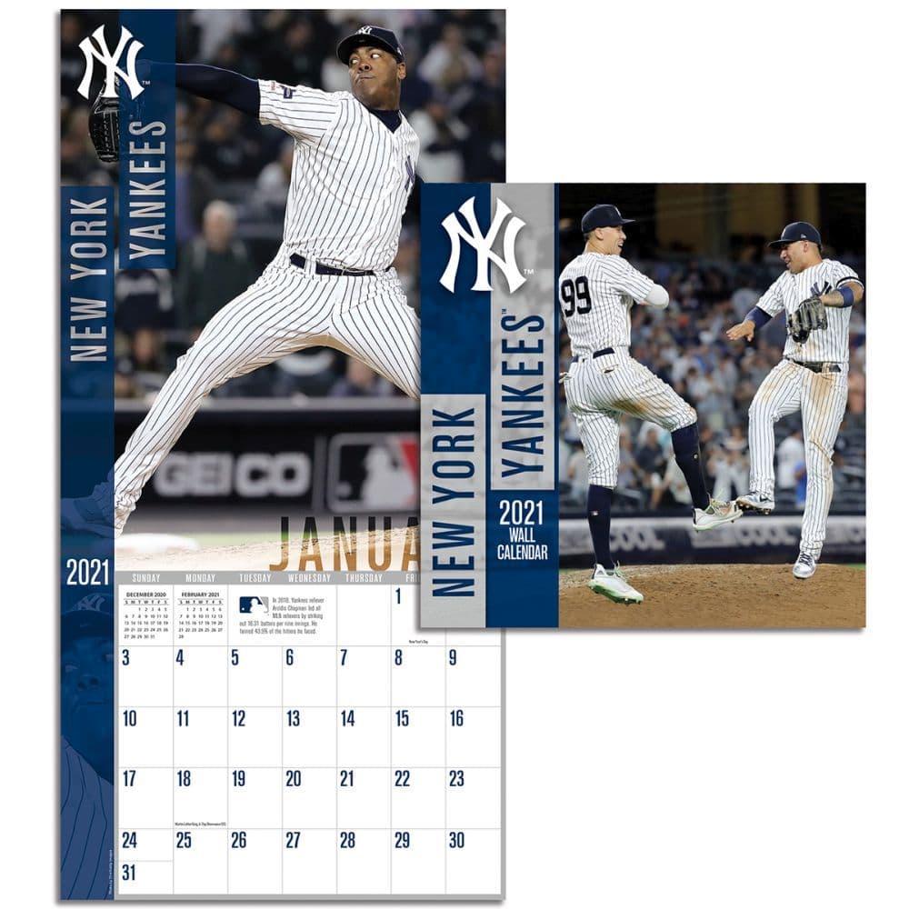 New York Yankees Mini Wall Calendar