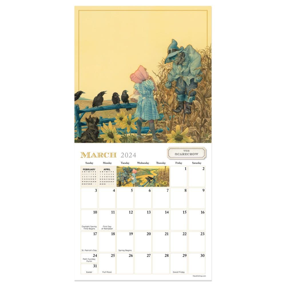 Wizard Of Oz 2024 Mini Wall Calendar Second Alternate Image width=&quot;1000&quot; height=&quot;1000&quot;