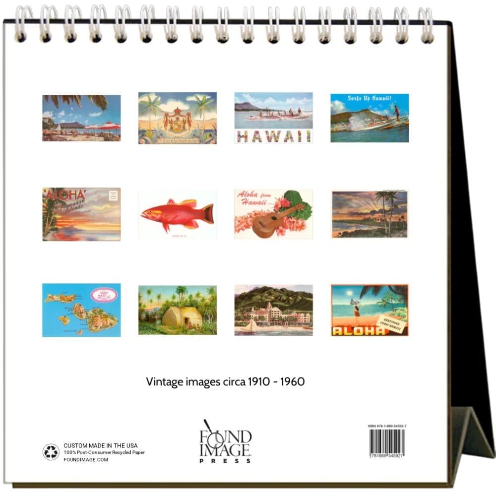 Hawaii Nostalgic 2026 Easel Desk Calendar First Alternate Image