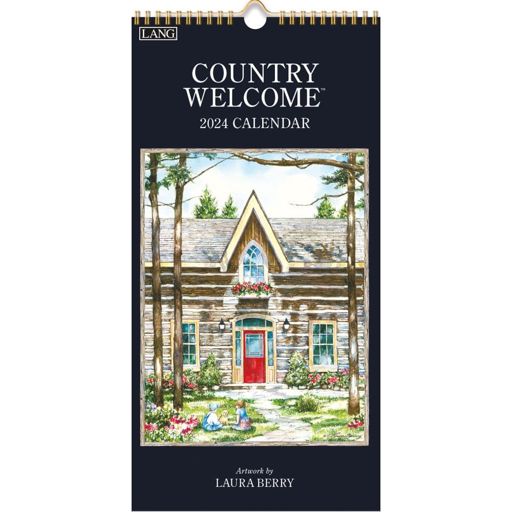Country Welcome Vertical 2024 Wall Calendar Main Image