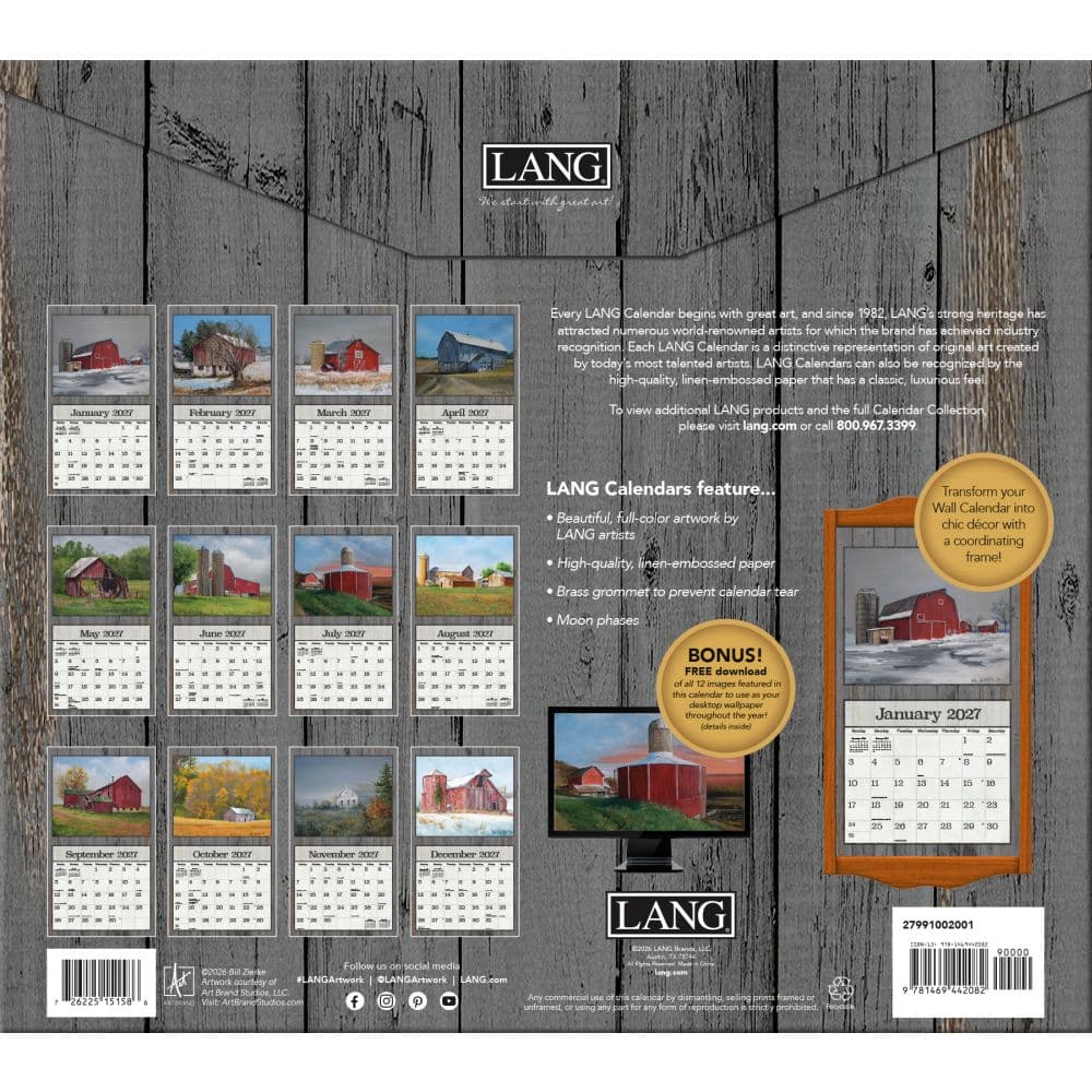 On the Farm 2027 Wall Calendar by Bill Zierke First Alternate Image
