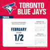 image MLB Toronto Blue Jays 2025 Desk Calendar Second Alternate Image