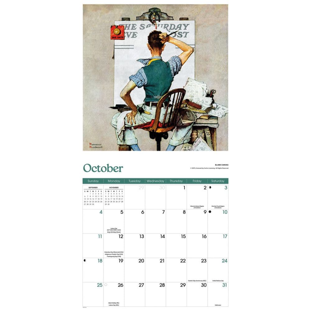 Rockwell 2026 Wall Calendar Fourth Alternate Image
