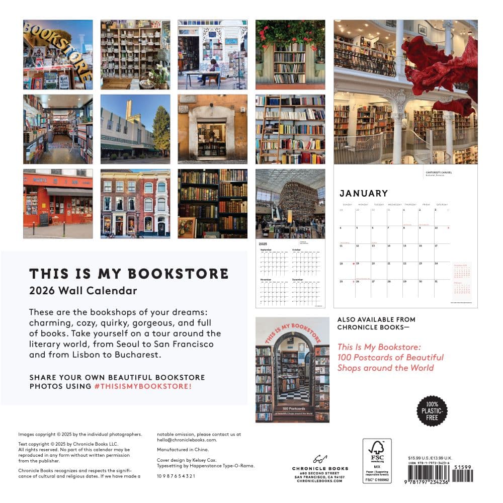 This Is My Bookstore 2026 Wall Calendar First Alternate Image