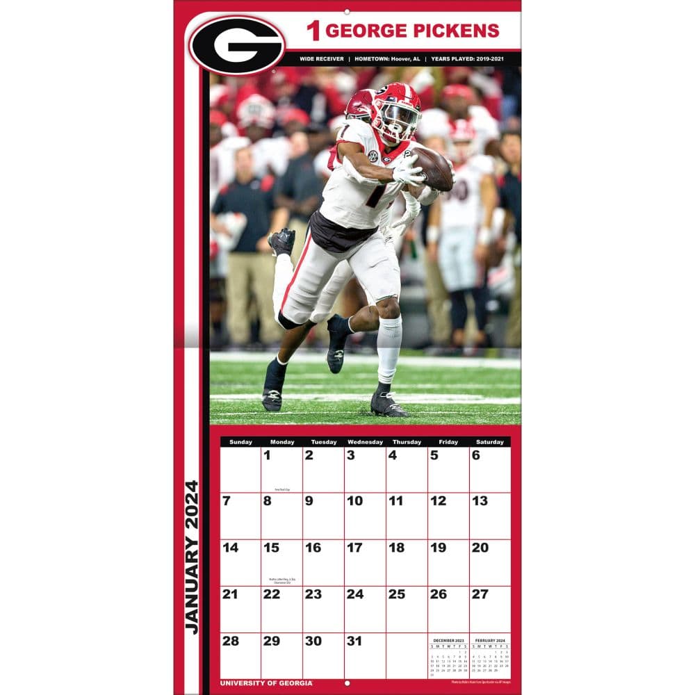 Bulldogs 2025 Wall Calendar