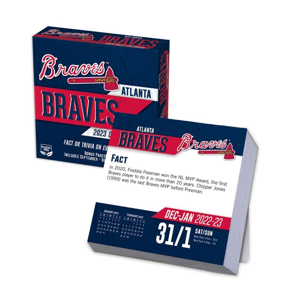 Atlanta Braves 2023 Desk Calendar
