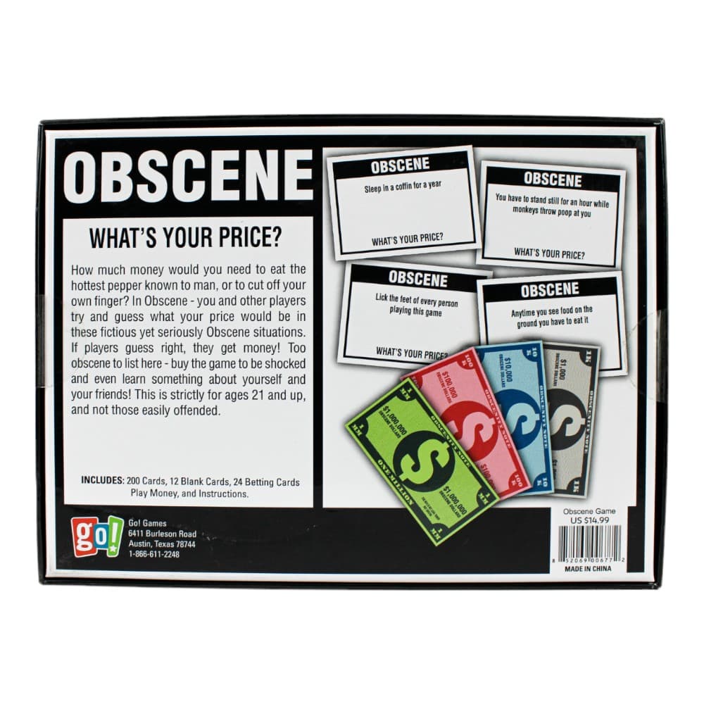 Obscene Game Eighth Alternate Image