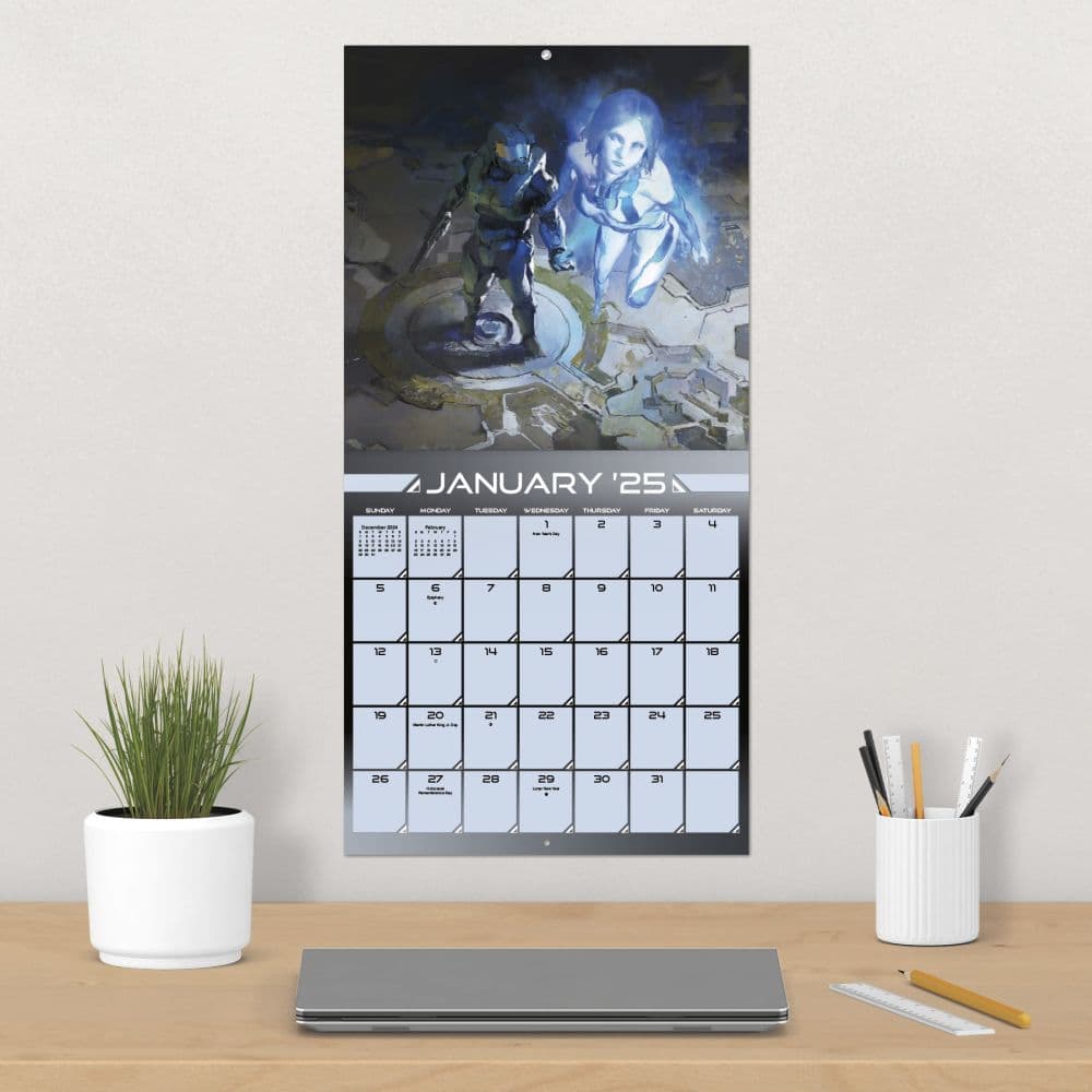 Halo 2025 Wall Calendar Alt4