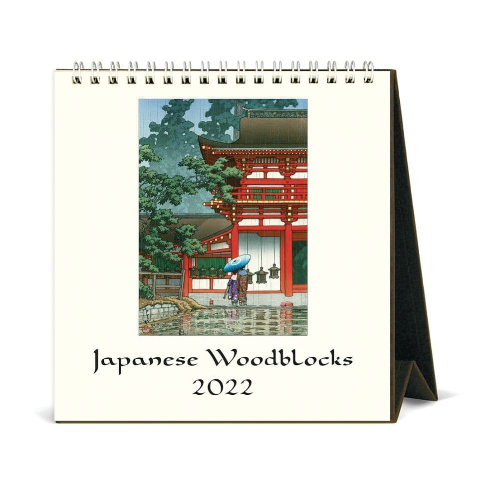 Japanese Woodblocks Art 2022 Easel Calendar