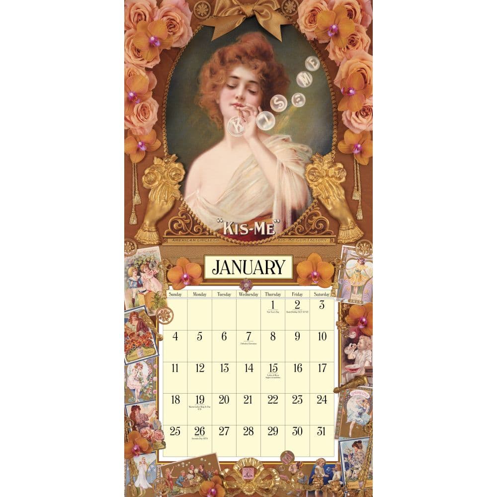 Victoriana 2026 Wall Calendar Second Alternate Image
