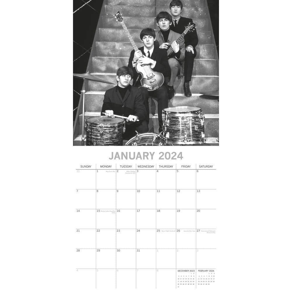 Beatles 2024 Wall Calendar
