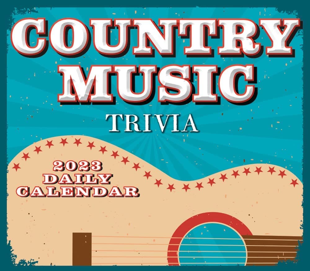 Country Music Trivia 2023 Desk Calendar - Calendars.com