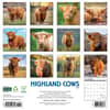 image Highland Cows 2025 Wall Calendar