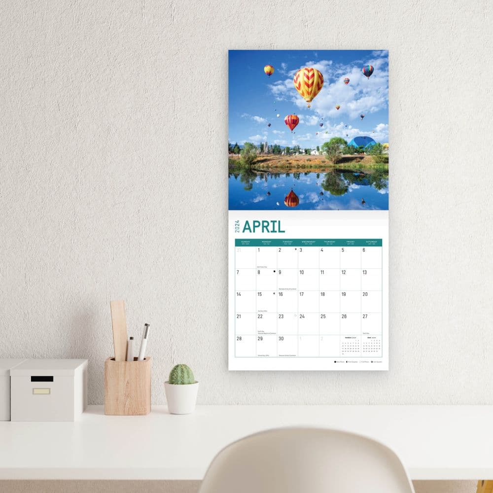 Hot Air Balloons 2024 Wall Calendar Fourth Alternate Image width=&quot;1000&quot; height=&quot;1000&quot;
