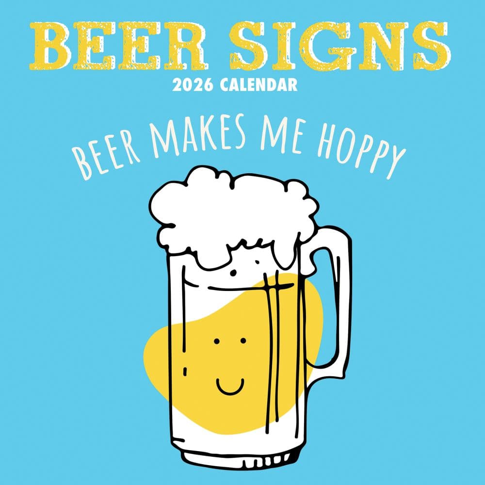 Beer 2026 Wall Calendar  Main Image